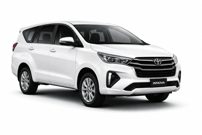 White Innova car