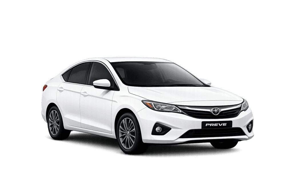 White sedan car